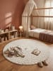KADIMA DESIGN Kinderteppich Kinder-Motiv Kinderzimmer pflegeleicht Spielzimmer Motiv in Creme