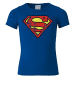 Logoshirt T-Shirt Superman in blau