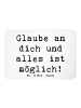 Mr. & Mrs. Panda Magnet Spruch Vertrauen in eigene Fähigkeiten h... in Weiß