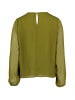 Zero  Chiffonbluse mit Crinkle-Effekt in Fir Green