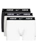 Nike Boxershorts Everyday Cotton Stretch Trunk Shorty 3P in White/Grey Heather/Black