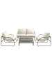 home24 Loungegruppe Pony 4-teilig in Salbei