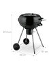relaxdays Kugelgrill in Schwarz - Ø 53 cm