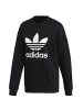 Adidas originals adidas Trefoil Crew Sweatshirt in Schwarz
