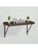 relaxdays 4x Regalwinkel in Rostbraun