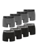Phil & Co. Berlin  Retroshorts 8-Pack Jersey in schwarz/anthrazit