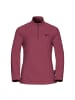 Jack Wolfskin Fleecepullover Taunus HZ W in Rosa