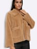 Heine Fellimitat-Jacke in camel