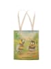 Mr. & Mrs. Panda Beuteltasche Bienen Paar Design ohne Spruch in Weiß