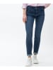 BRAX  High-waist-Jeans in Used Dark Blue