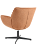 Beliani Sessel AUMA in Orange/Schwarz - (W) 71 x (H) 85 x (L) 78 cm