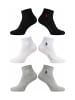 U.S. Polo Assn. U.S. POLO ASSN. Herren Halbsocken Quarter-Socken 6-er Pack P054 in Grau Meliert