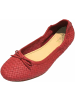 Allan K Ballerinas für Damen in rot