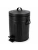 relaxdays Kosmetikeimer in Schwarz - 5 Liter