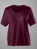WITT WEIDEN Sportshirt in bordeaux + graphit