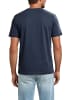 Mustang T-Shirt Basic Print Tee in Blau