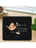 Mr. & Mrs. Panda Mousepad Rotkehlchen Federn mit Spruch in Schwarz