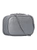 Lacoste Origin Croc Umhängetasche Leder 16 cm gunmetal