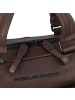 Piquadro Harper Aktentasche Leder 40 cm Laptopfach in dark brown