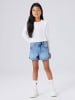name it Nkfrose High Waist Jeans-Shorts in medium blue denim