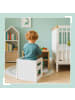 relaxdays 2 x Kindersitzhocker in Weiß -  (B)30 x (H)30 x (T)30 cm