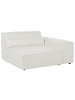 Beliani Sofaelement HELLNAR in Weiß - (W) 131 x (H) 70 x (L) 126 cm linksseitig
