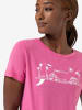 super.natural Merino T-Shirt ALL ON BOARD in rosa