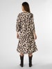 MOSS COPENHAGEN Kleid MSCHManisa in beige schwarz