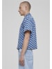 Urban Classics Short Sleeve Shirt in bluelasercheck