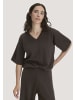 Hessnatur Hessnatur Pullover Oversize aus reiner Bio-Merinowolle in kakao braun