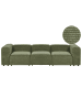 Beliani Modulsofa FALSTERBO in Grün - (W) 278 x (H) 70 x (L) 105 cm