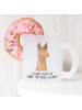 Mr. & Mrs. Panda Tasse Lamakopf Genervt mit Spruch in Transparent