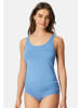 Schiesser Unterhemd / Top Modal Essentials in Hellblau
