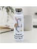 Mr. & Mrs. Panda Trinkflasche Aus Edelstahl Pinguin Bestes Stief... in Weiß