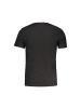 Guess Jeans Schwarzes Baumwoll-T-Shirt