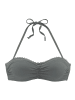 S. Oliver Bügel-Bandeau-Bikini-Top in oliv