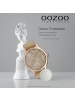 Oozoo Analog-Armbanduhr Oozoo Timepieces sandfarben, gelb groß (ca. 45mm)