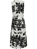 Vivance by Lascana Maxikleid in creme-schwarz bedruckt