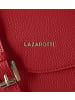 Lazarotti Bologna Leather Crossbody Umhängetasche Leder 22 cm in red