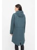 Derbe Langjacke für Damen in petrol