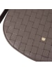 DuDu Hispani Schultertasche Leder 32 cm in taupe