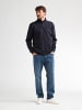 Petrol Industries Waffelstrick-Sweater mit Reißverschluss ironcore in Blau