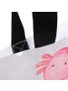 Mr. & Mrs. Panda Tote Bag Axolotl Niedlich ohne Spruch in Grau Pastell