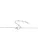 Adeliás Damen Halskette – Medaillon aus Edelstahl 43 cm in silber