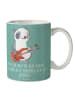 Mr. & Mrs. Panda Kaffeebecher Bassgitarre Groove mit Spruch in Meeresbrise