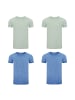 riverso  T-Shirt RIVMatteo 4er Pack in verschiedene