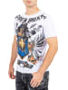 Cipo & Baxx Herren Slim Fit T-Shirt in White