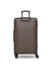 Lazarotti Palermo 4 Rollen Trolley L 79 cm in dark brown