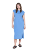 Studio Untold Jerseykleid in alpenblau
