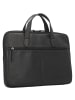 D&N Business Line Aktentasche Leder 40 cm Laptopfach schwarz
